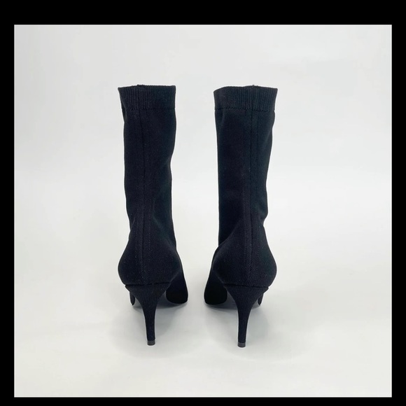 Balenciaga Logo black knit ankle boots - Picture 3 of 10